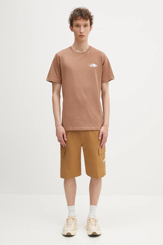 Къс панталон The North Face Horizon NF0A824D8W01 кафяв