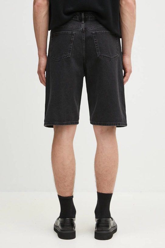 Abbigliamento Daily Paper pantaloncini di jeans Laser Monogram Denim Shorts 2511132 nero