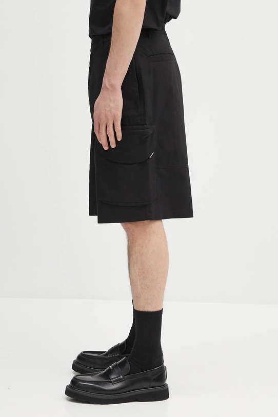 Daily Paper pamut rövidnadrág Cotton Cargo Shorts 2511027 fekete SS25