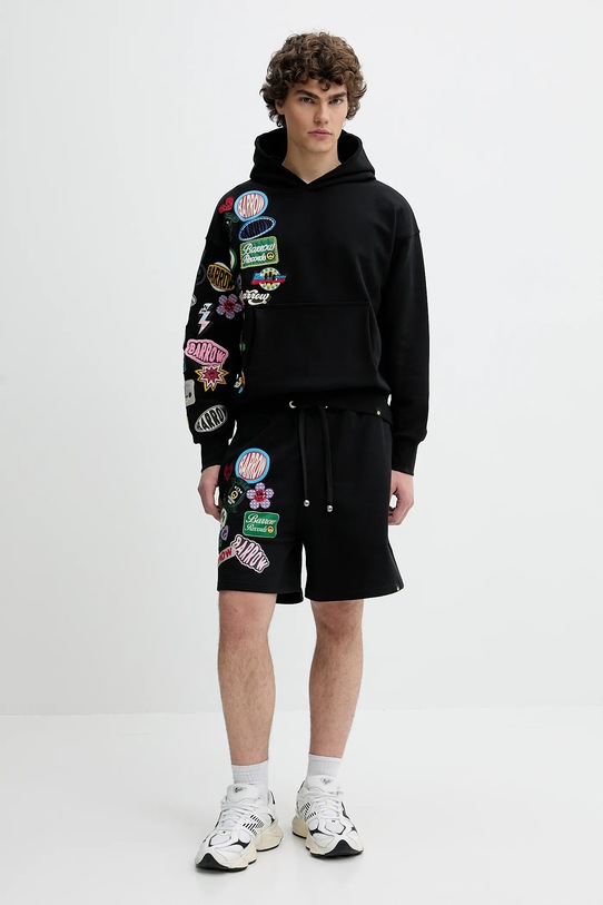 Хлопковые шорты Barrow S5BWUABE018 чёрный SS25