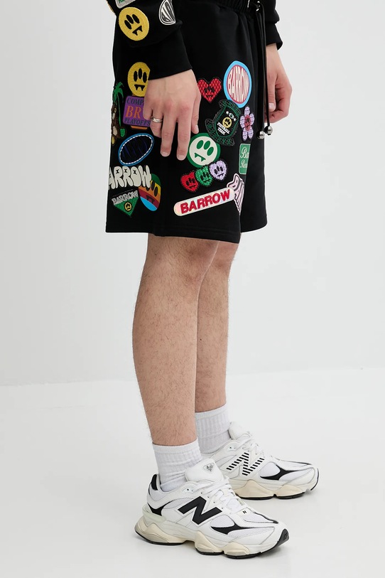 Хлопковые шорты Barrow чёрный S5BWUABE018