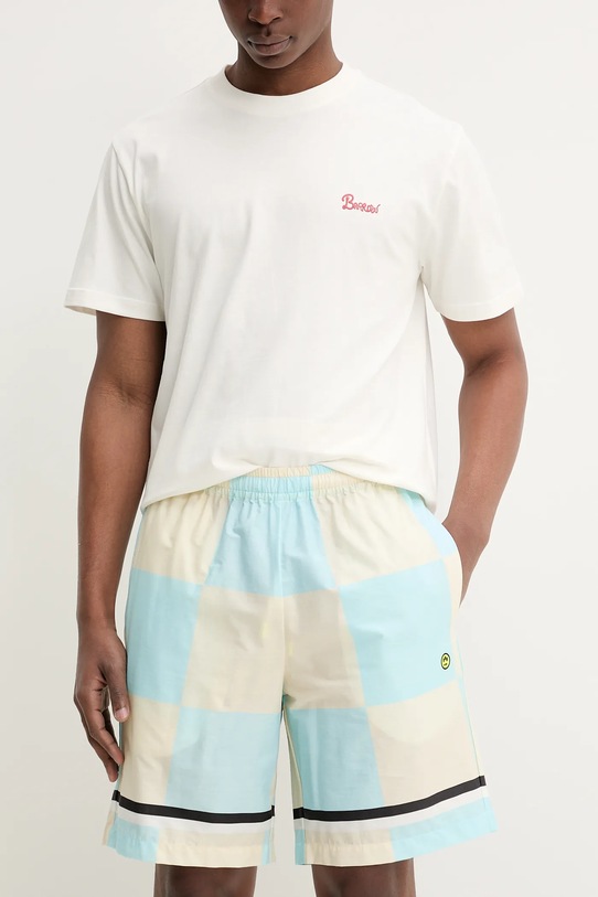 Bavlnené šortky Barrow látka tyrkysová S5BWUABE074