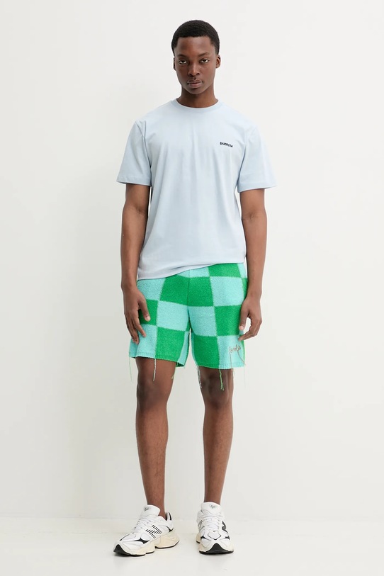 Kratke hlače Barrow S5BWUABK011 tirkizna SS25