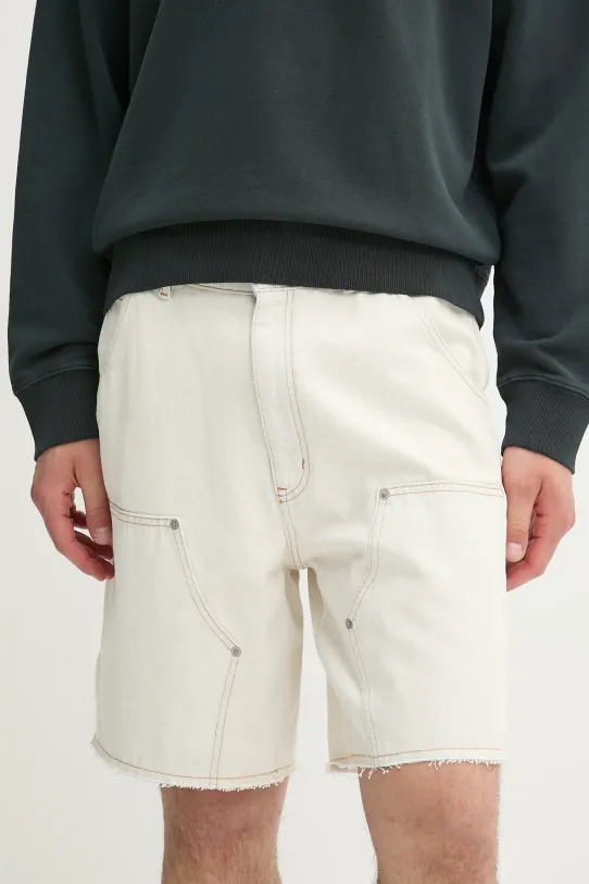 MM6 Maison Margiela denim shorts denim beige SH2MU0012.M30018.963