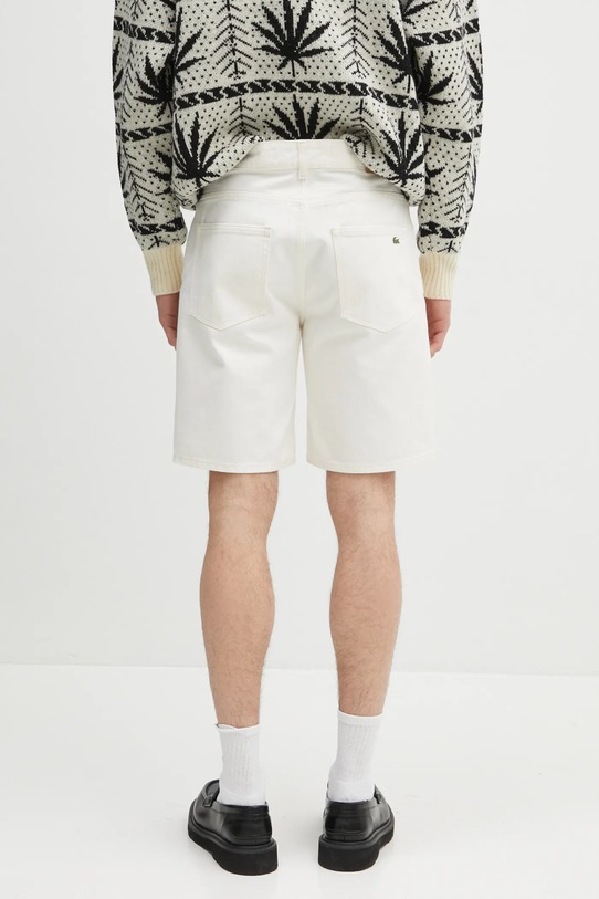 Îmbrăcăminte Lacoste pantaloni scurți jeans FH9932 bej