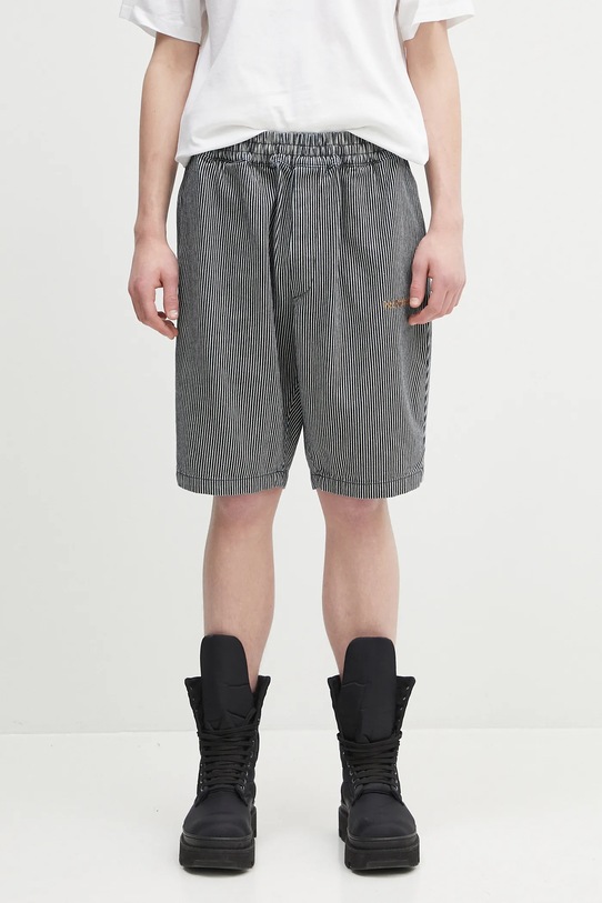 No Problemo pamut rövidnadrág Mini Problemo Work Short - Denim szövet sötétkék NP3111303