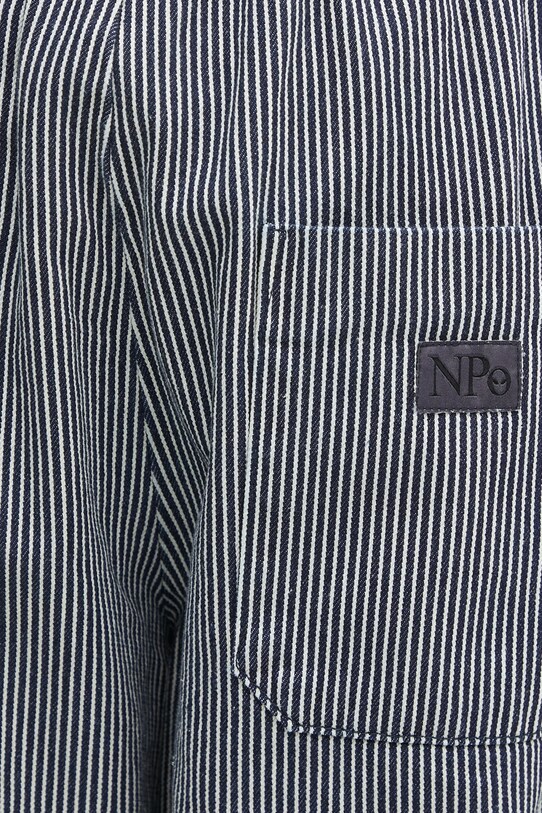 No Problemo pantaloni scurți din bumbac Mini Problemo Work Short - Denim bleumarin NP3111303