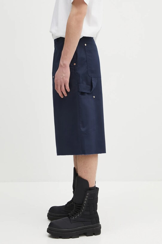 Wales Bonner pantaloncini Kingston MS25TR05.PL01.599 blu navy SS25