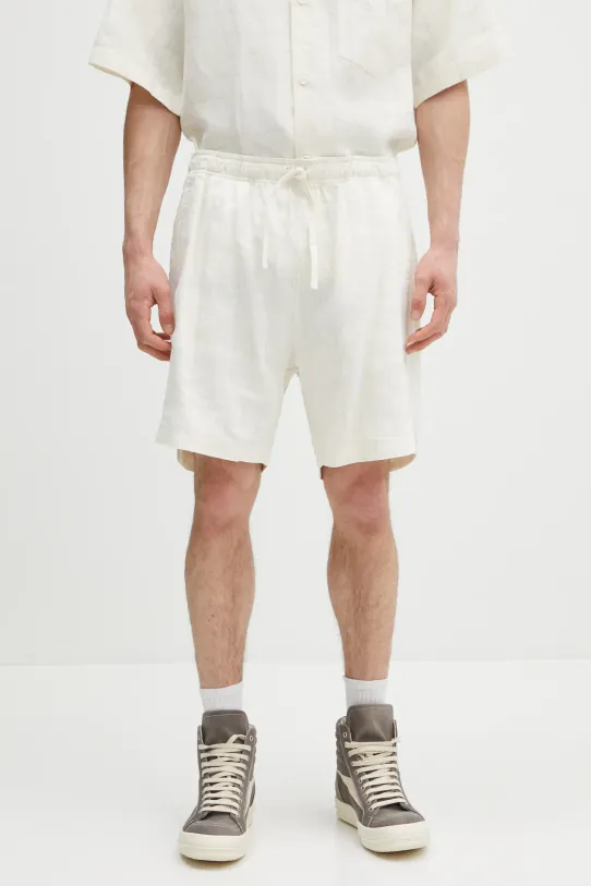 Wales Bonner shorts Garden small print beige MS25TR23.VI02.0959