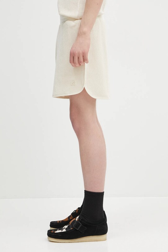 Wales Bonner cotton shorts Song Jersey US25JE16.CO04.100 beige SS25