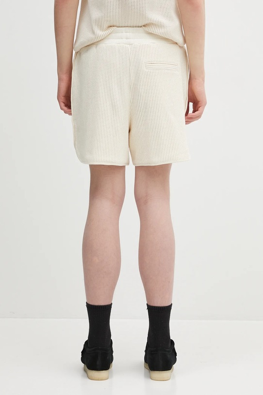 Odzież Wales Bonner szorty bawełniane Song Jersey US25JE16.CO04.100 beżowy