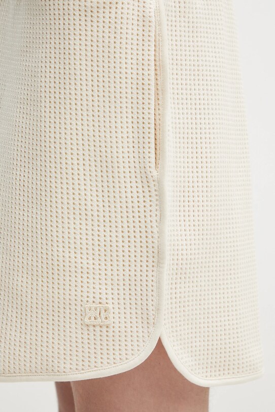 Wales Bonner cotton shorts Song Jersey beige US25JE16.CO04.100