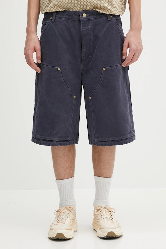 AMBUSH szorty bawełniane Canvas Carpenter Short Pants bawełna granatowy 12115320