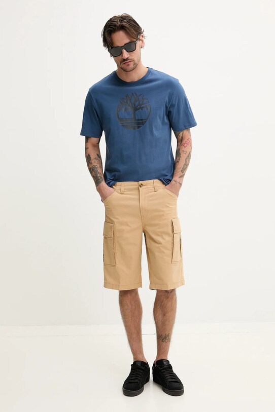 Timberland pantaloni scurți TB0A5TZQEH31 verde SS25