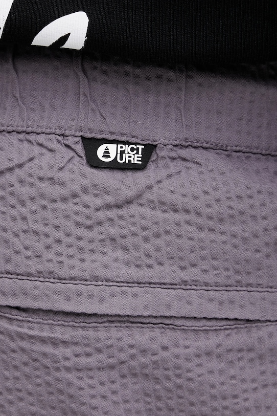 Picture pantaloni scurți din bumbac Narvik MSH0113 violet