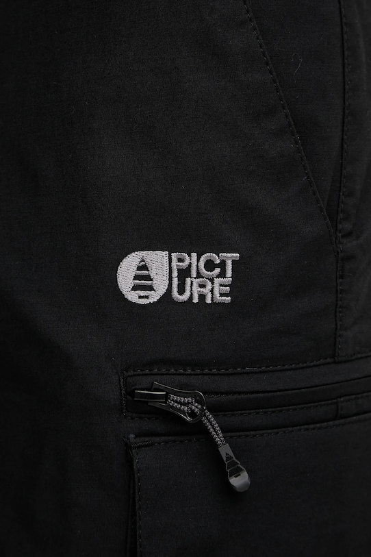 Picture pantaloni scurți outdoor Alpho negru MSH0120