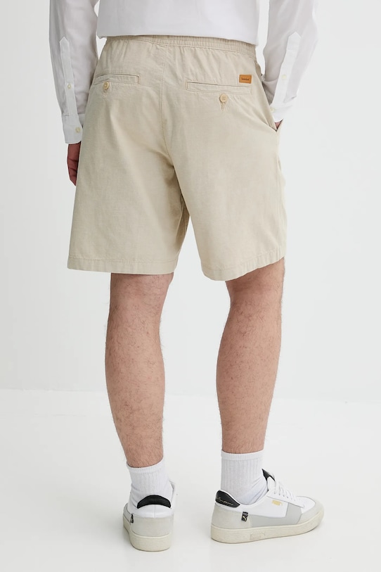 Odzież Timberland szorty bawełniane TB0A2FD5EOH1 beżowy