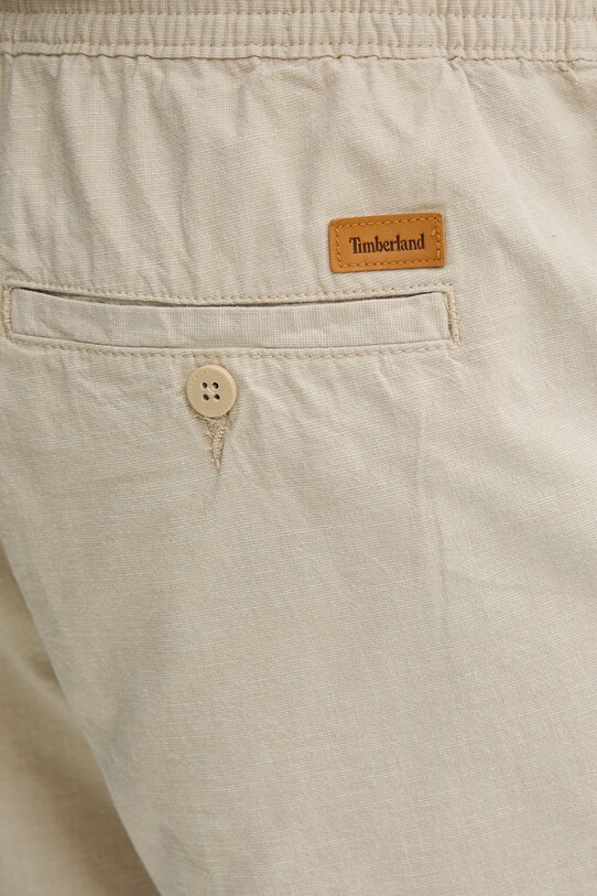 Timberland pantaloni scurți din bumbac TB0A2FD5EOH1 bej