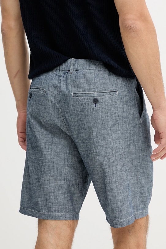 Odzież United Colors of Benetton szorty bawełniane 4XGBU9015 niebieski