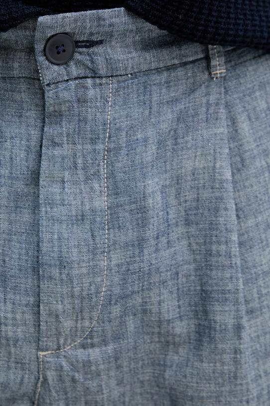 United Colors of Benetton pantaloni scurți din bumbac albastru 4XGBU9015
