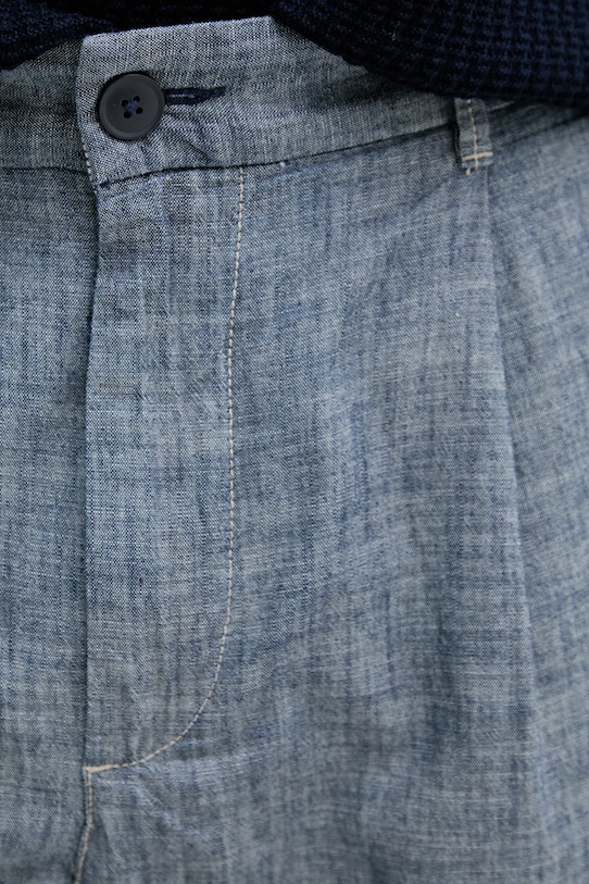 United Colors of Benetton szorty bawełniane niebieski 4XGBU9015