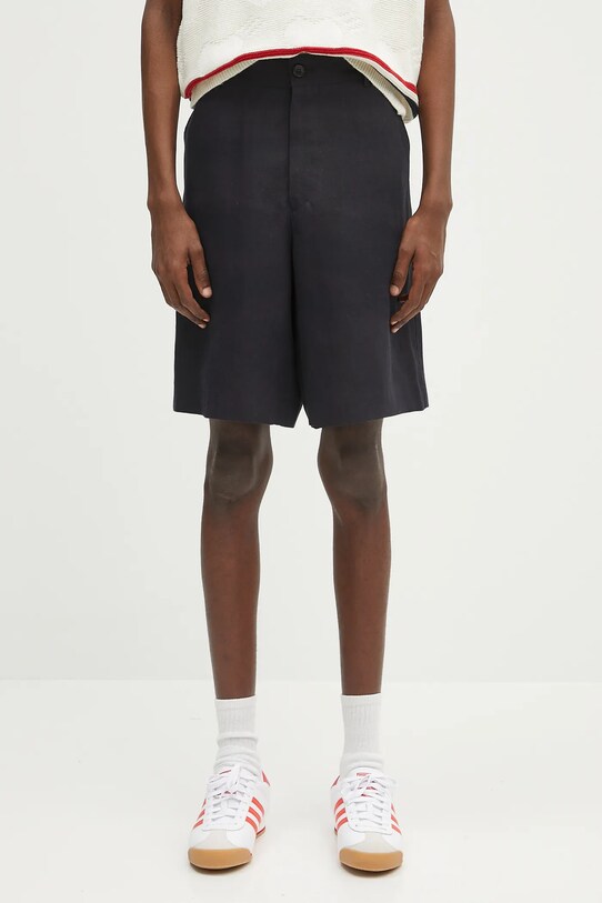 Paul Smith pantaloni scurți din in in bleumarin M1R.437Z.P01427