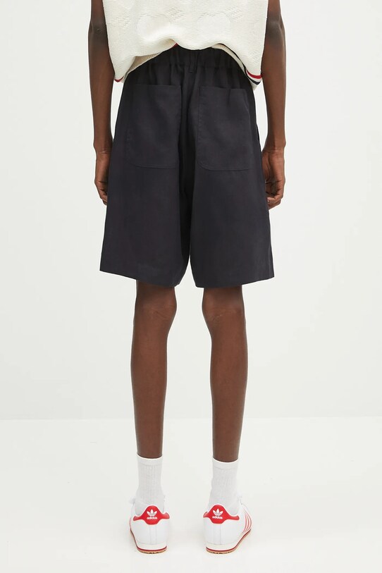 Îmbrăcăminte Paul Smith pantaloni scurți din in M1R.437Z.P01427 bleumarin