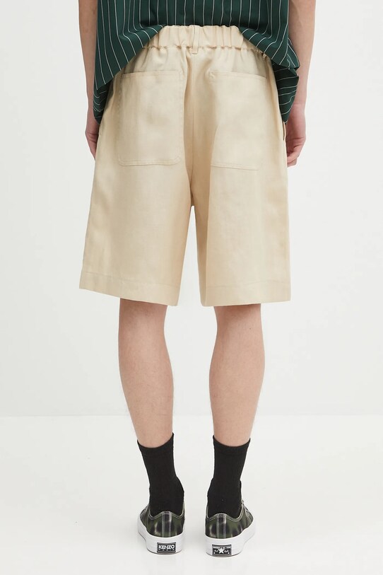 Îmbrăcăminte Paul Smith pantaloni scurți din in M1R.437Z.P01427 bej