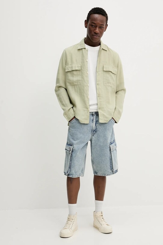 Levi's szorty jeansowe 478 BAGGY CARGO SHORTS 001GU niebieski SS25
