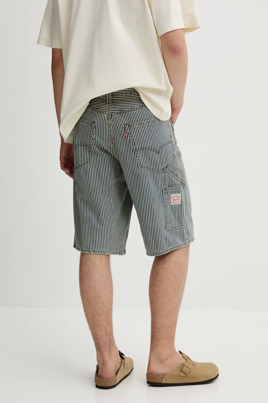 Îmbrăcăminte Levi's pantaloni scurți jeans 568 LOOSE CRPNTR SHORTS 001K8 albastru