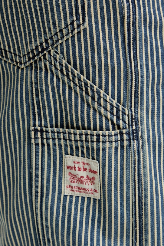 Levi's pantaloni scurți jeans 568 LOOSE CRPNTR SHORTS albastru 001K8