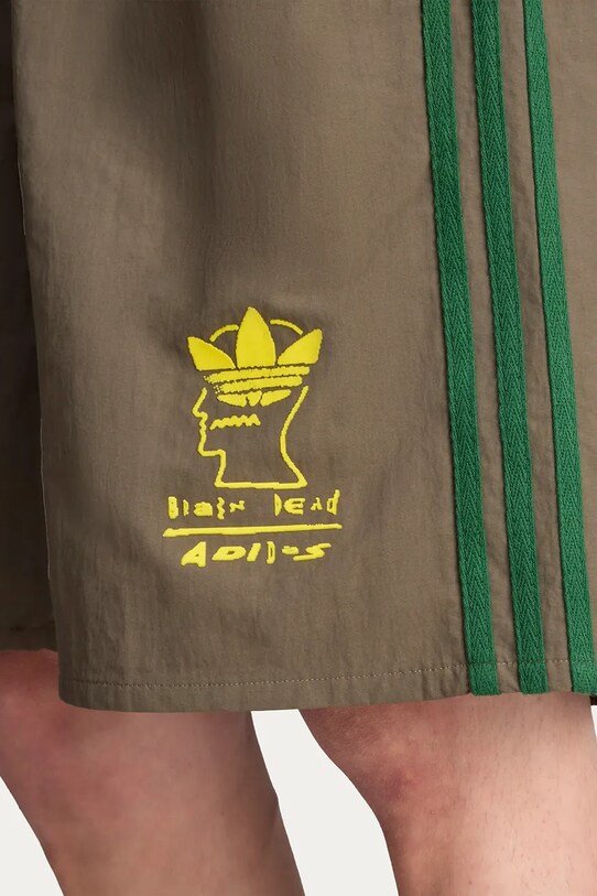 Odzież adidas Originals szorty Braindead Short Braindead JN7149 brązowy