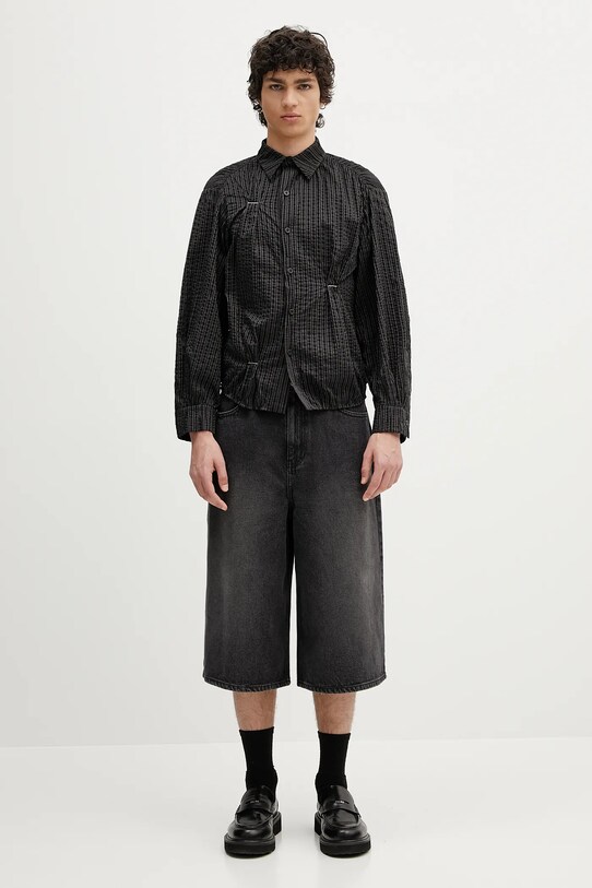 Джинсовые шорты Ader Error Apparel-Bottom BN42FYJE0201BK чёрный