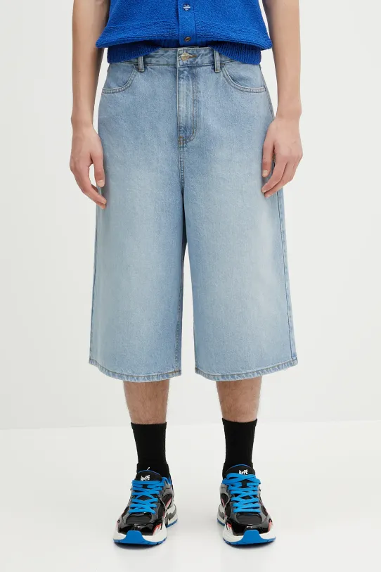 Ader Error pantaloncini di jeans Apparel-Bottom cotone blu BN42FYJE0201SB