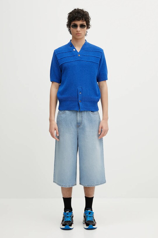 Τζιν σορτς Ader Error Apparel-Bottom BN42FYJE0201SB μπλε