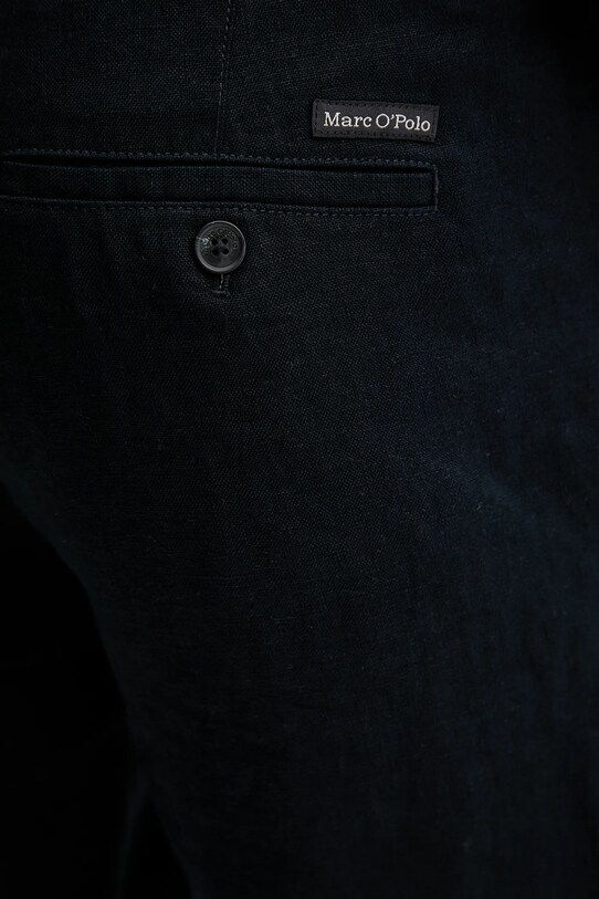 Marc O'Polo pantaloni scurți din in bleumarin M24003915000