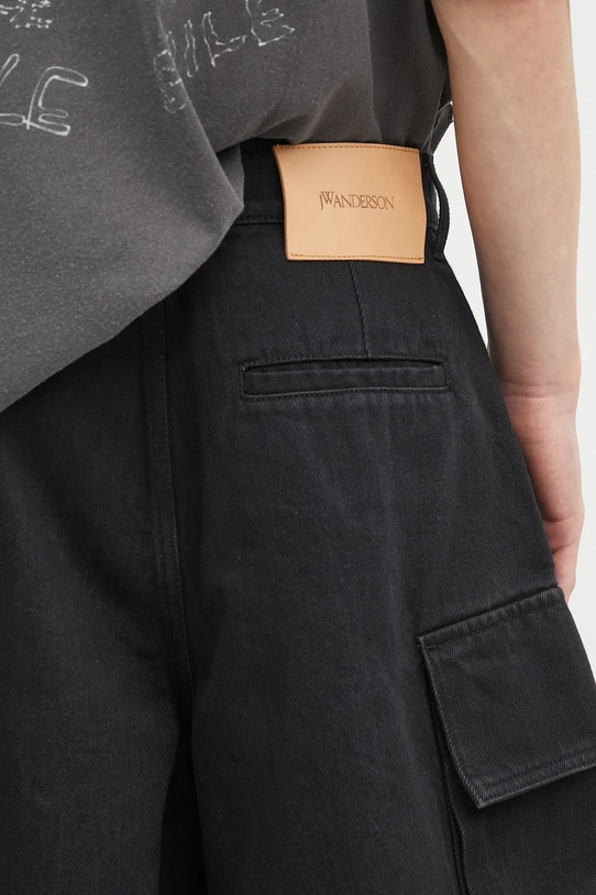 Rifľové krátke nohavice JW Anderson Cargo čierna DT0108.PG1595.999