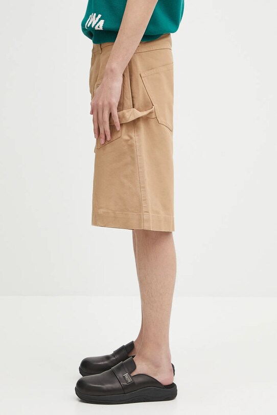 Bavlnené šortky JW Anderson Twisted Workwear SR0108.PG1744.130 béžová SS25