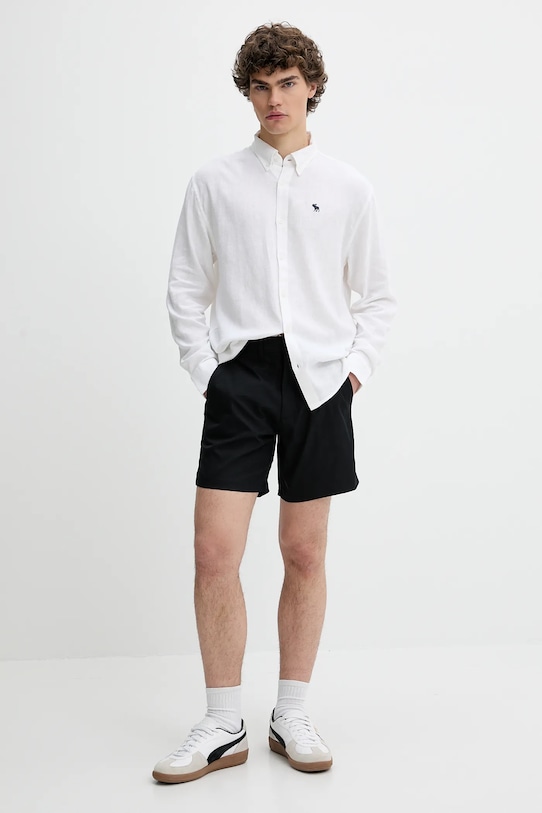 Abercrombie & Fitch szorty KI128.5039.900 czarny SS25