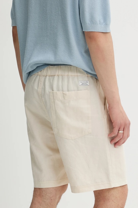 Дрехи Ленен къс панталон Marc O'Polo 5000006590 бежов