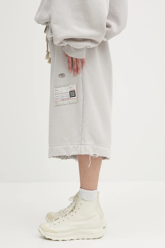 Maison MIHARA YASUHIRO pantaloni scurți din bumbac Amateur Sewn Shorts A14SP523 roz SS25