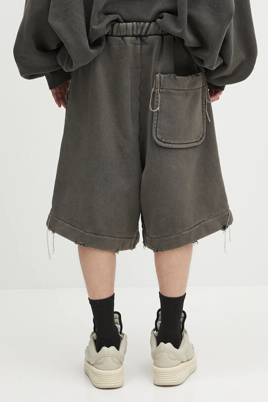 Ρούχα Βαμβακερό σορτσάκι Maison MIHARA YASUHIRO Amateur Sewn Shorts A14SP523 γκρί