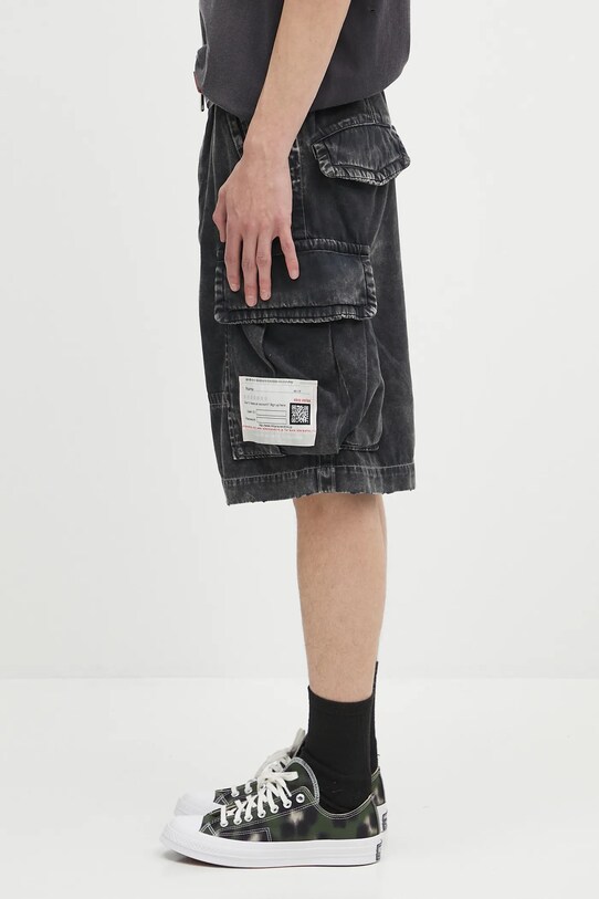 Bavlněné šortky Maison MIHARA YASUHIRO Amateur Sewn Cargo Shorts A14PT054 černá SS25