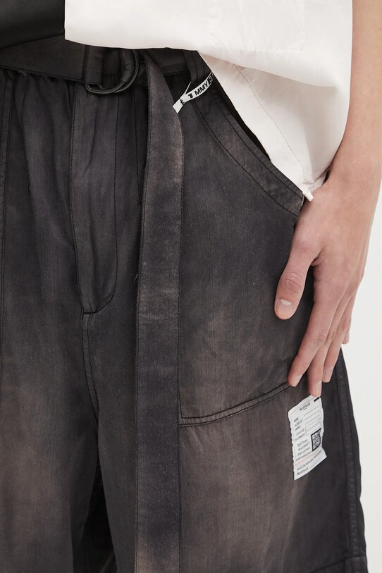 Šortky Maison MIHARA YASUHIRO Aged Baker Shorts sivá J14PT152