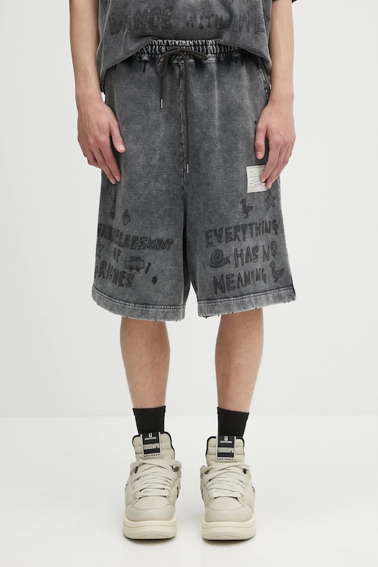 Maison MIHARA YASUHIRO szorty bawełniane Bleached Shorts