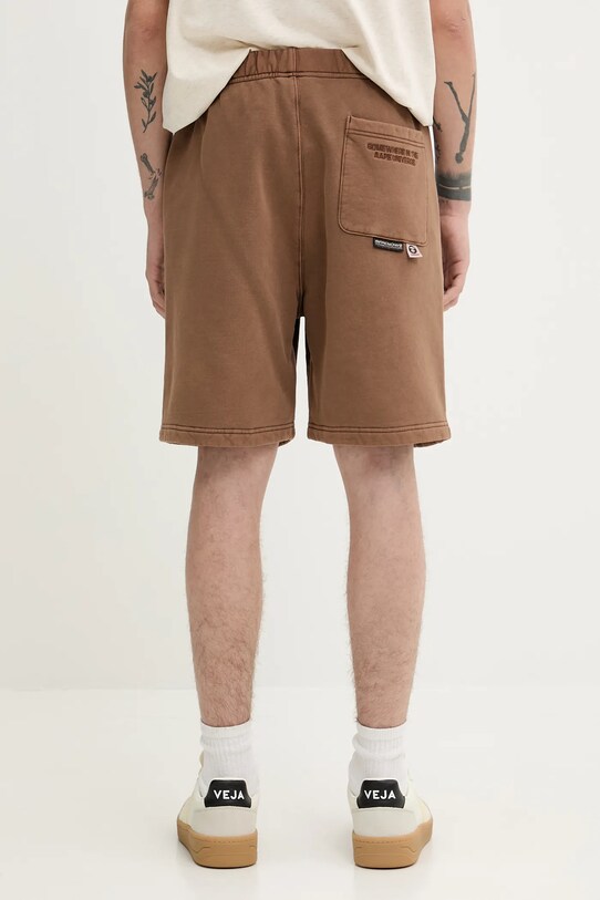 Clothing AAPE cotton shorts Now Sweat AAPSPMB678XXO brown