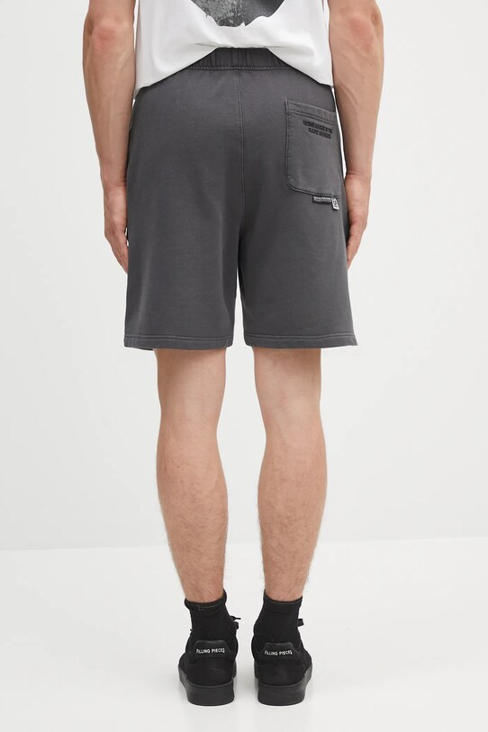 Îmbrăcăminte AAPE pantaloni scurți din bumbac Now Sweat AAPSPMB678XXO gri