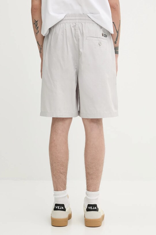 Odzież A Bathing Ape szorty bawełniane One Point Ctn Twill Relaxed Fit 1L30153301 szary