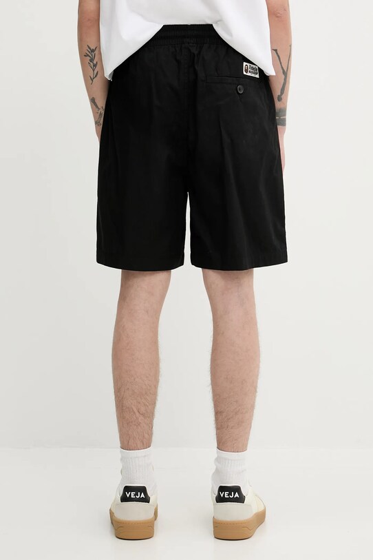 Odzież A Bathing Ape szorty bawełniane One Point Ctn Twill Relaxed Fit 1L30153301 czarny