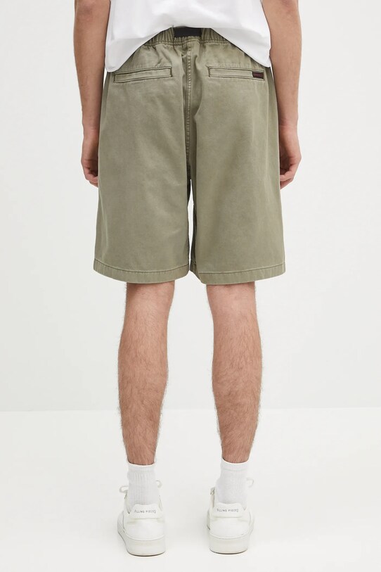 Îmbrăcăminte Gramicci pantaloni scurți din bumbac G-Short Pigment Dyed G4SM.P123 verde